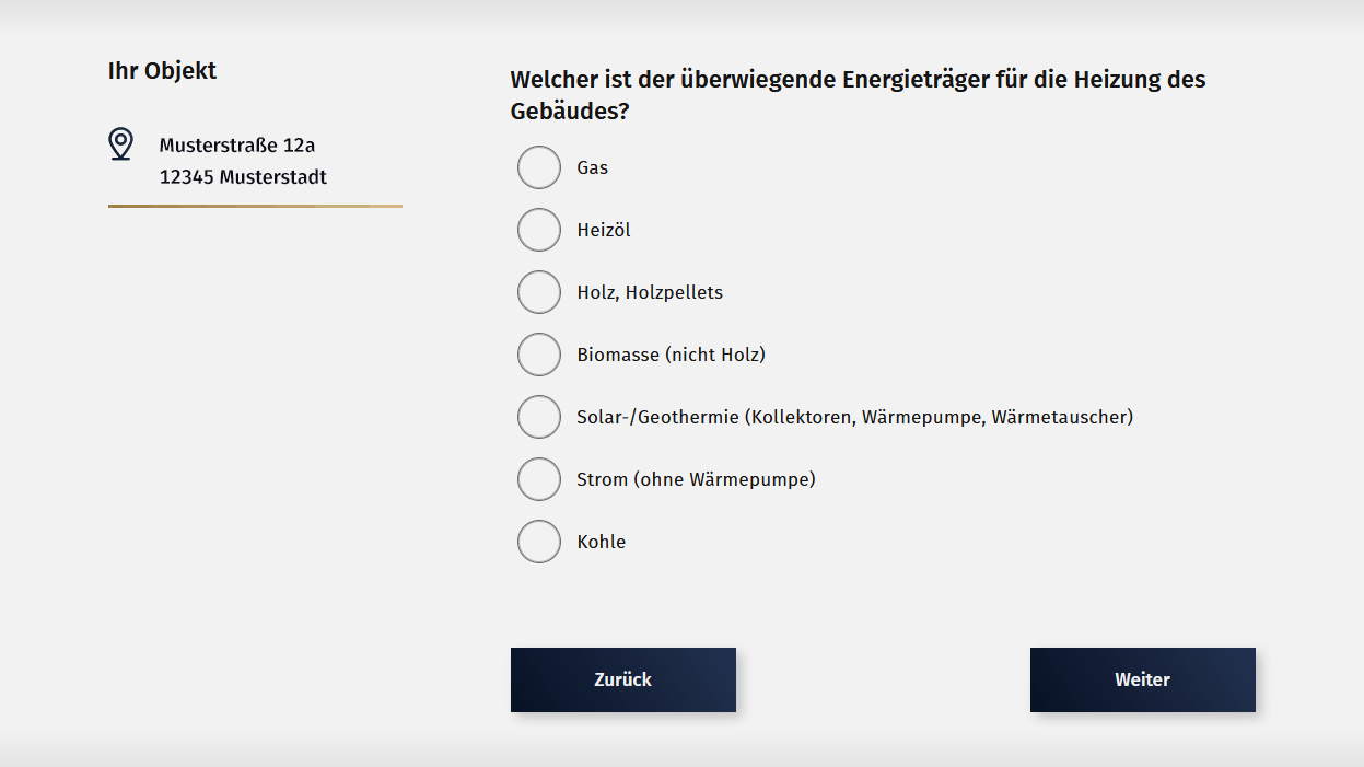 Dieses Bild zeigt einen Ausschnitt aus dem Test-Fragebogen zur GWZ 