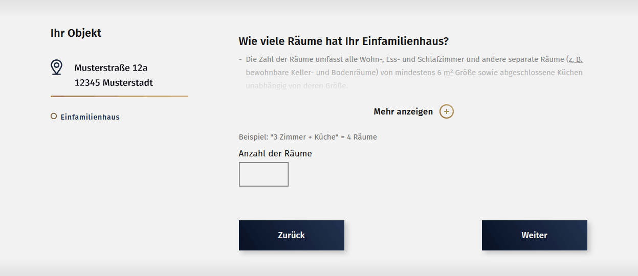 Dieses Bild zeigt einen Ausschnitt aus dem Test-Fragebogen zur GWZ 