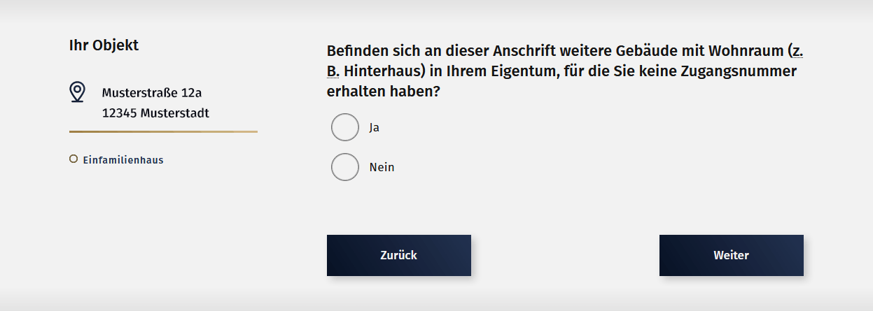 Dieses Bild zeigt einen Ausschnitt aus dem Test-Fragebogen zur GWZ 